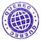 Scratched Textured QUEBEC Stamp Seal