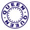 Scratched Textured QUEEN Round Stamp Seal