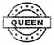 Scratched Textured QUEEN Stamp Seal