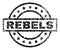 Scratched Textured REBELS Stamp Seal