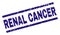 Scratched Textured RENAL CANCER Stamp Seal