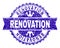 Scratched Textured RENOVATION Stamp Seal with Ribbon