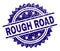 Scratched Textured ROUGH ROAD Stamp Seal