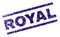 Scratched Textured ROYAL Stamp Seal
