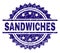 Scratched Textured SANDWICHES Stamp Seal