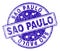 Scratched Textured SAO PAULO Stamp Seal