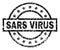 Scratched Textured SARS VIRUS Stamp Seal