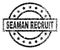 Scratched Textured SEAMAN RECRUIT Stamp Seal