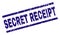 Scratched Textured SECRET RECEIPT Stamp Seal