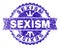 Scratched Textured SEXISM Stamp Seal with Ribbon