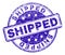 Scratched Textured SHIPPED Stamp Seal