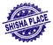 Scratched Textured SHISHA PLACE Stamp Seal