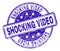 Scratched Textured SHOCKING VIDEO Stamp Seal