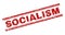 Scratched Textured SOCIALISM Stamp Seal