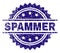 Scratched Textured SPAMMER Stamp Seal
