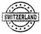 Scratched Textured SWITZERLAND Stamp Seal