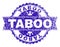 Scratched Textured TABOO Stamp Seal with Ribbon