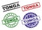 Scratched Textured TONGA Stamp Seals