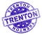 Scratched Textured TRENTON Stamp Seal