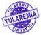 Scratched Textured TULAREMIA Stamp Seal