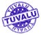 Scratched Textured TUVALU Stamp Seal