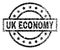 Scratched Textured UK ECONOMY Stamp Seal