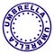 Scratched Textured UMBRELLA Round Stamp Seal