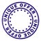 Scratched Textured UNIQUE OFFER Round Stamp Seal