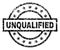 Scratched Textured UNQUALIFIED Stamp Seal