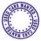 Scratched Textured USED CARS WANTED Round Stamp Seal