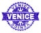 Scratched Textured VENICE Stamp Seal with Ribbon