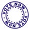 Scratched Textured VOTE NOW Round Stamp Seal