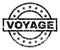 Scratched Textured VOYAGE Stamp Seal