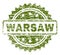 Scratched Textured WARSAW Stamp Seal