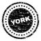 Scratched Textured YORK Stamp Seal