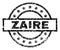Scratched Textured ZAIRE Stamp Seal