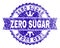 Scratched Textured ZERO SUGAR Stamp Seal with Ribbon