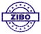 Scratched Textured ZIBO Stamp Seal