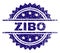 Scratched Textured ZIBO Stamp Seal