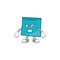 Scream rectangle sticker paper character for company note