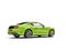 Screaming green modern super muscle car