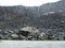 Scree at fjord in norway