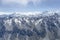 Scree slopes of Burnett mountains on Jollie river valley,  New Zealand