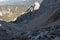 Scree trail from Spik mountain