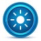 Screen brightness sun icon eyeball blue round button