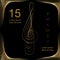 Screensaver, cover, with the image of the violin key and notes, for musical events, presentations, albums, discs, leaflets, social