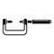 Screw micrometer icon simple vector. Vernier caliper