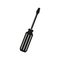 Screwdriver black icon