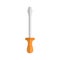 Screwdriver isolated. Tool on white background. turn-screw flat