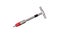 Screwdriver with reversible mechanism and magnetic holder of replaceable nozzles. A set of nozzles. Tools for construction and